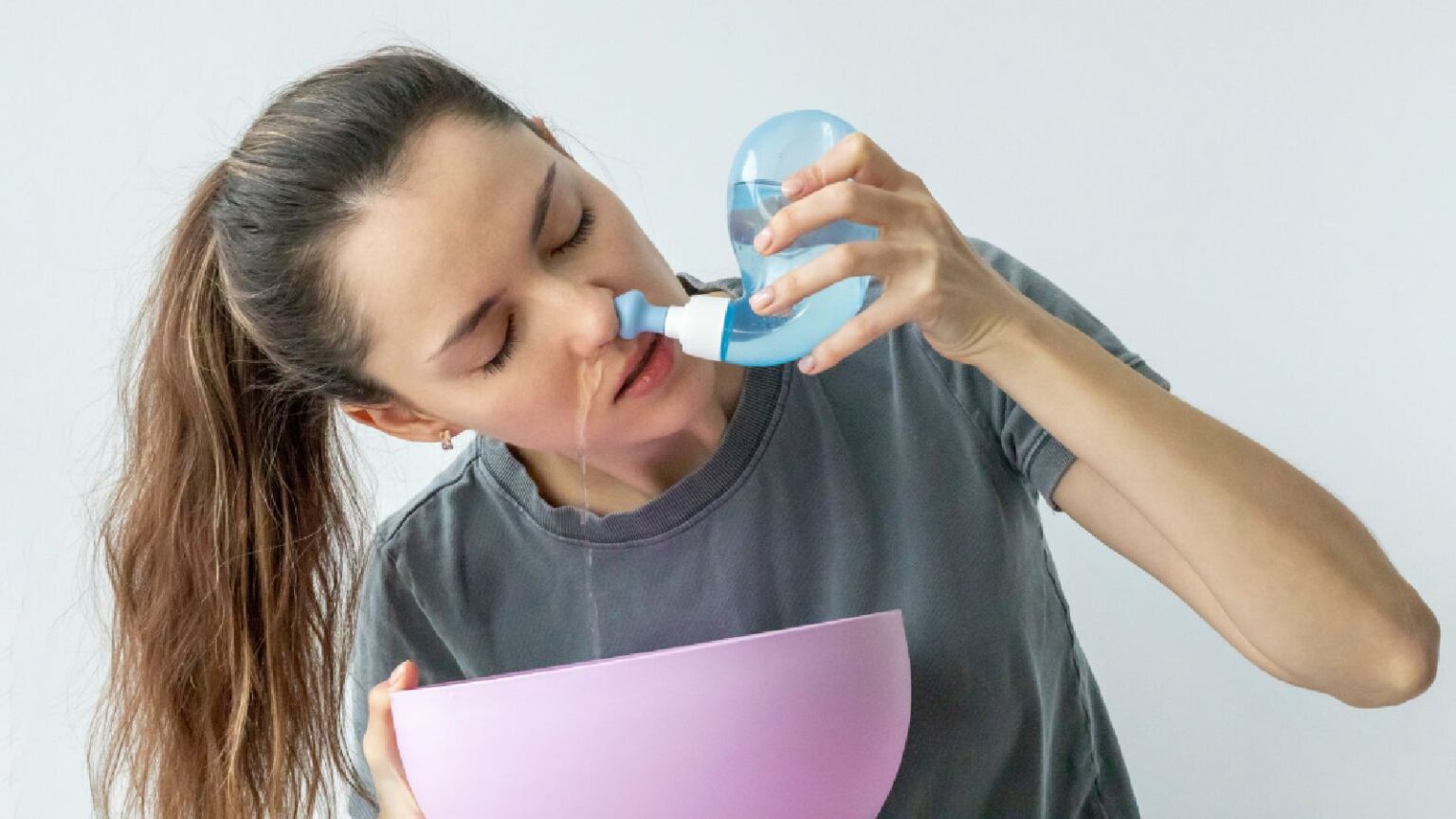 How to use neti pot correctly to clear your nasal congestion 𝐇𝐞𝐚𝐥𝐭𝐡